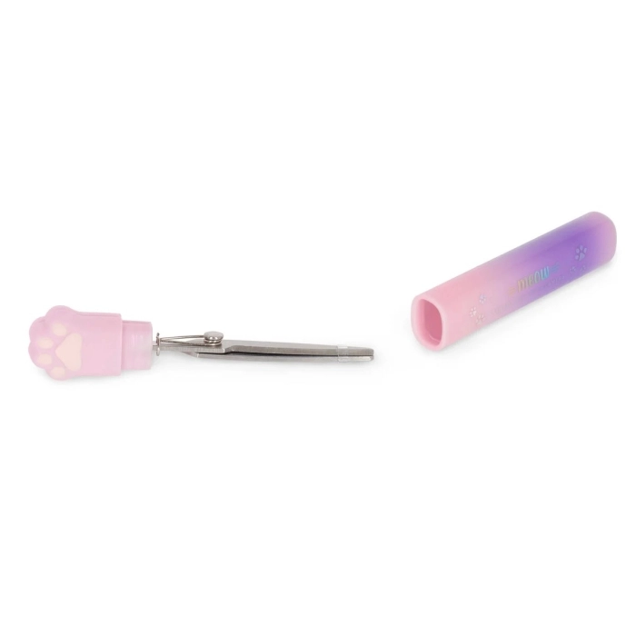 mini forbici meow - rosa-viola