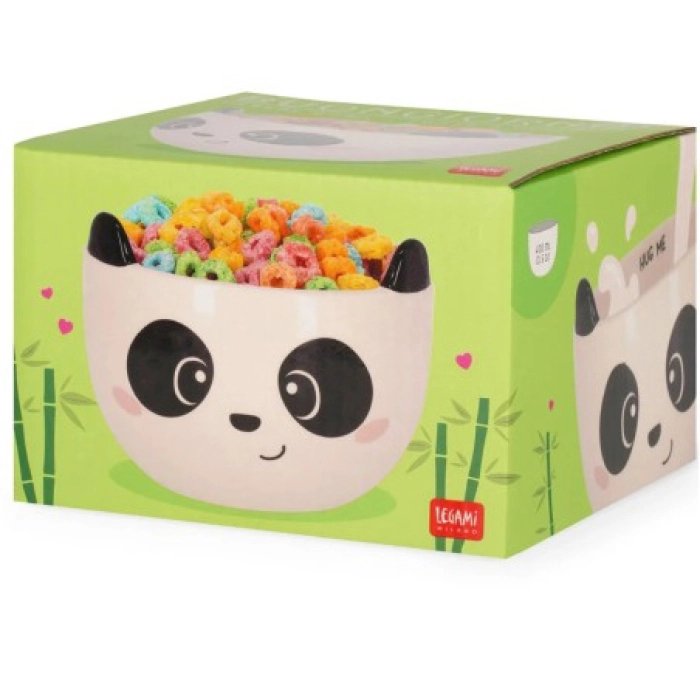 ciotola da colazione in gres - buongiorno! - panda: 1