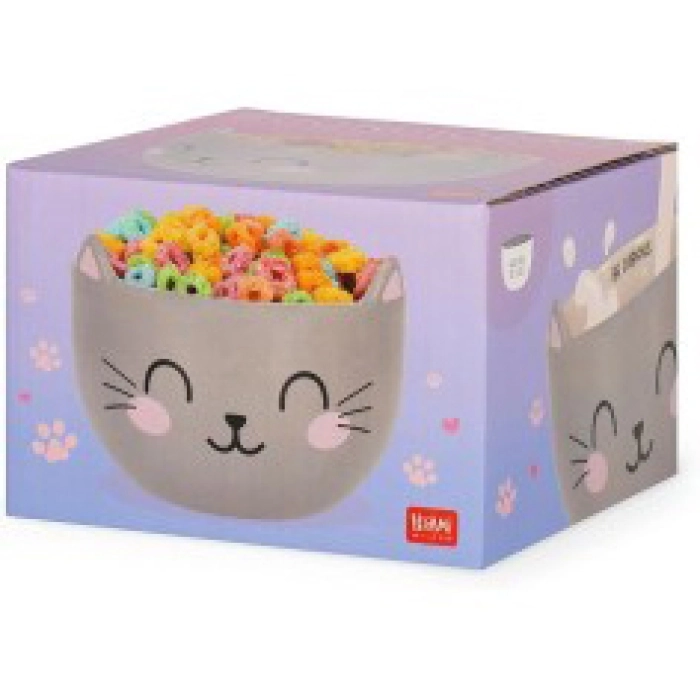 ciotola da colazione in gres - buongiorno! - kitty: 1