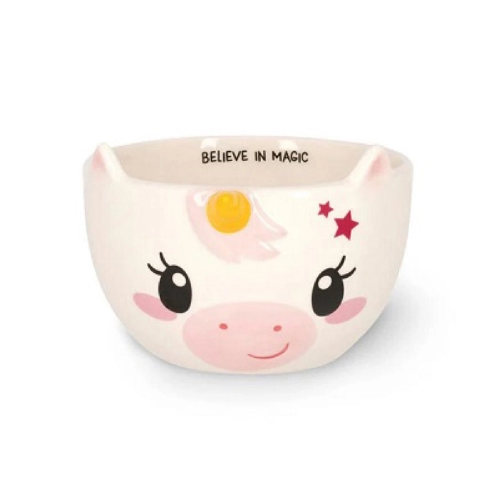 ciotola da colazione in gres - buongiorno! - unicorn