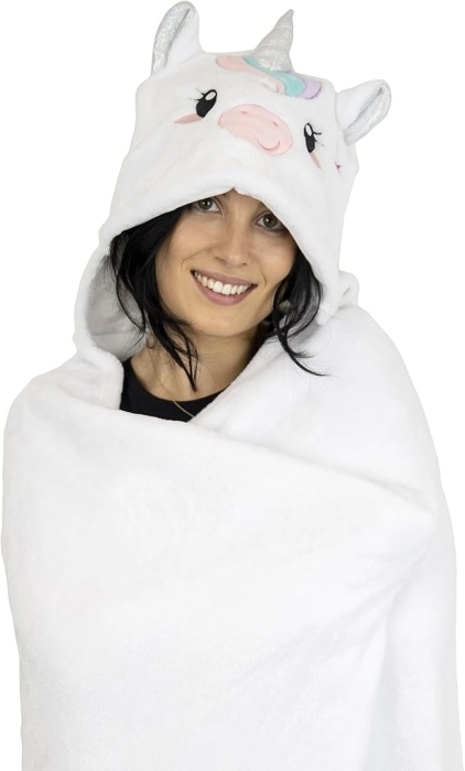cosy hugs! - coperta con cappuccio - unicorn: 2