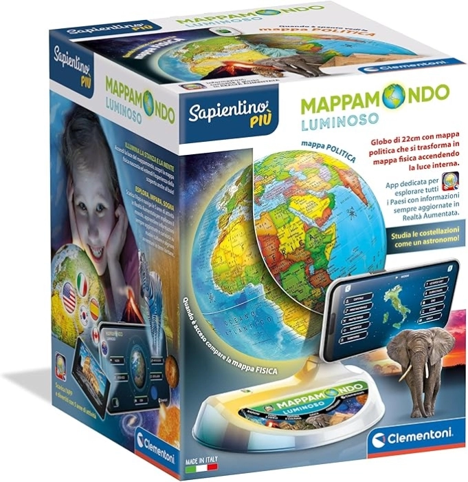 sapientino piu - esploramondo - mappamondo luminoso