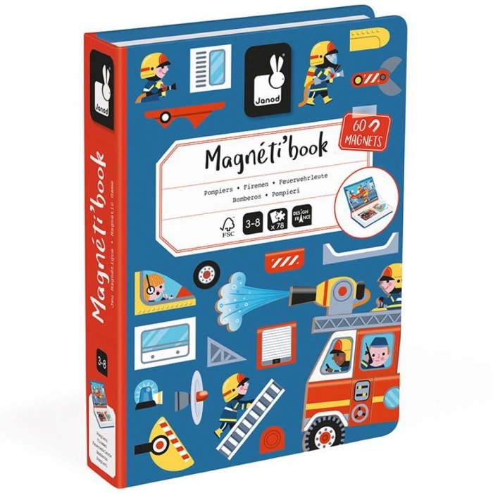 libro magnetico pompieri - 60 magneti: 1