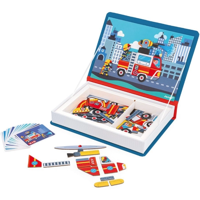 libro magnetico pompieri - 60 magneti: 2