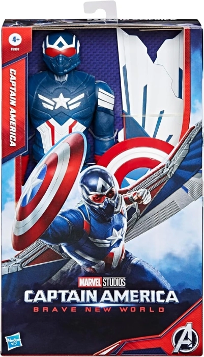captain america brave new world - deluxe titan hero di 30cm