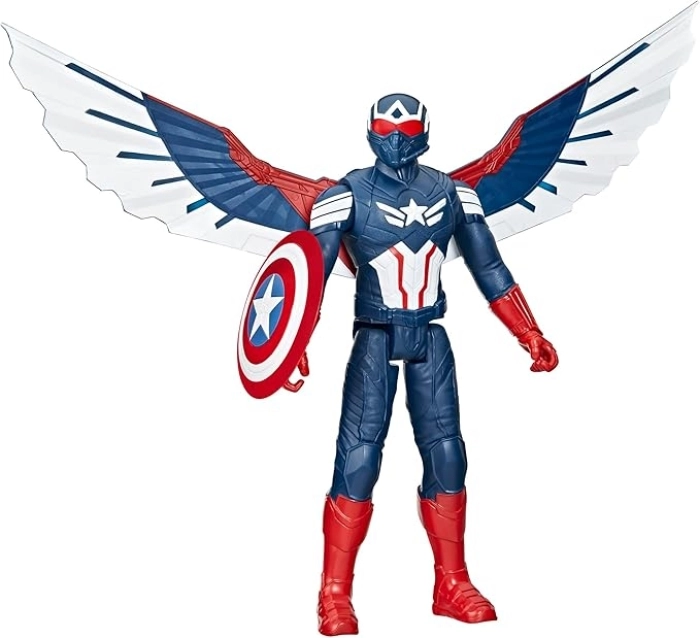 captain america brave new world - deluxe titan hero di 30cm