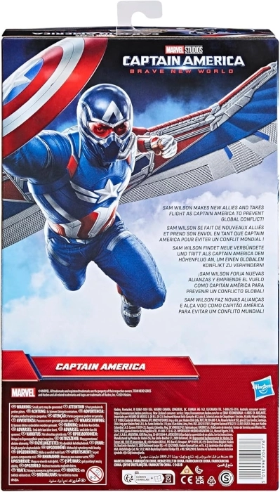 captain america brave new world - deluxe titan hero di 30cm