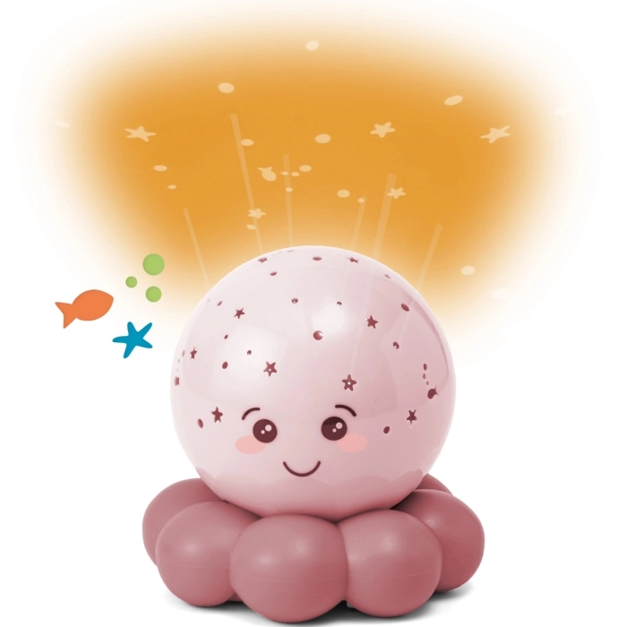 twinkles to go octo - luce notturna polipo soft pink