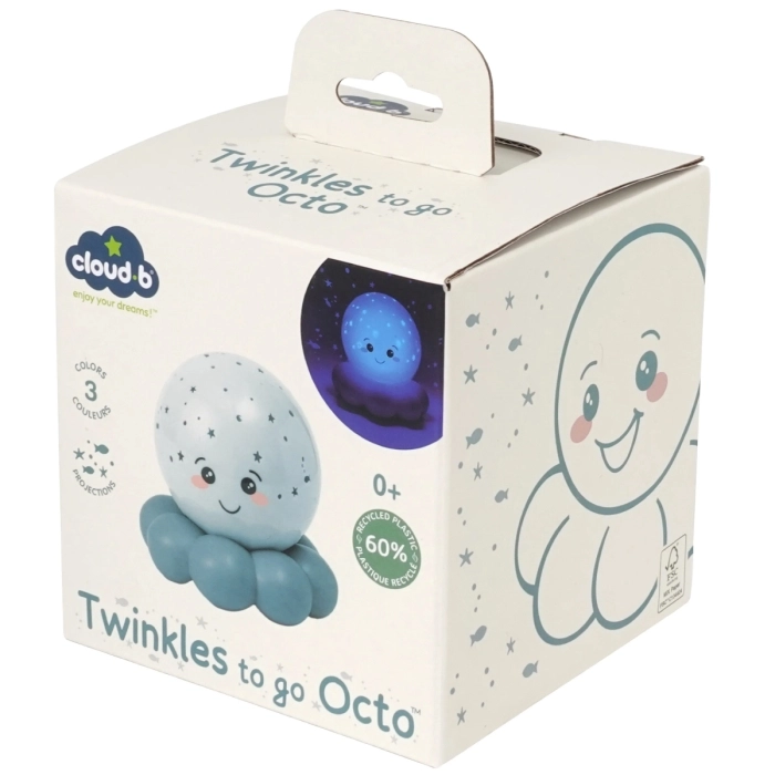 twinkles to go octo - luce notturna polipo soft blue