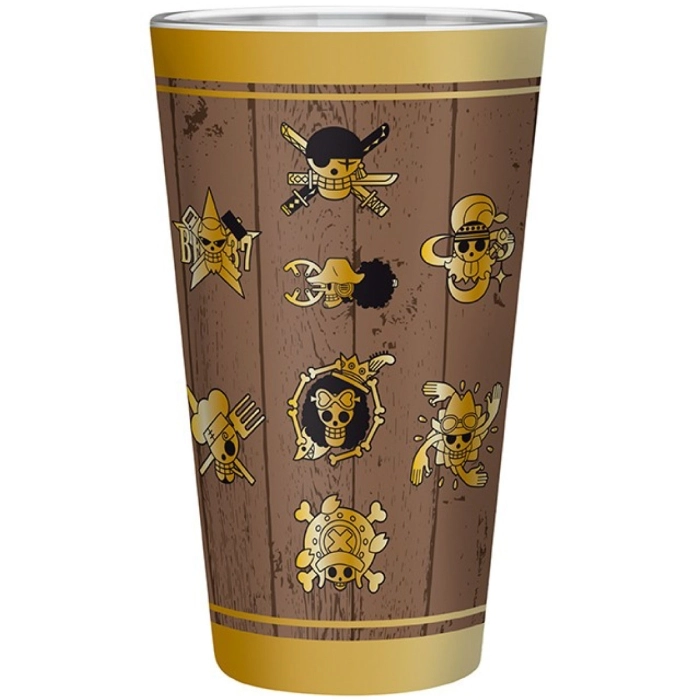 one piece - bicchiere large 400ml - skull: 3
