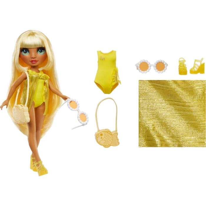 rainbow high - swim and style - sunny - fashion doll 28cm: 2