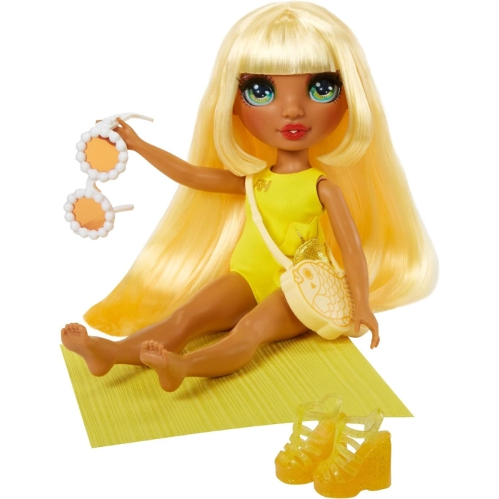rainbow high - swim and style - sunny - fashion doll 28cm: 5