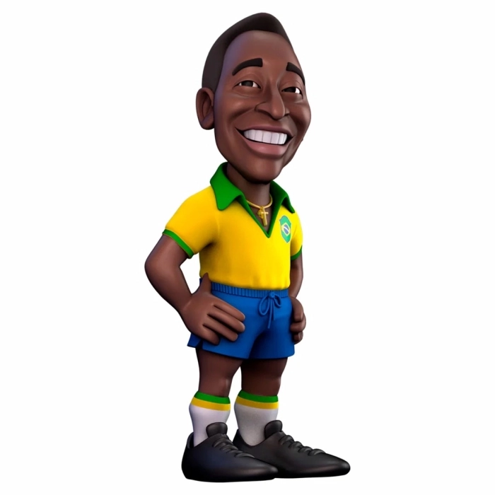 pele - brasile - football stars 110a - minix collectible figurines 12cm: 2
