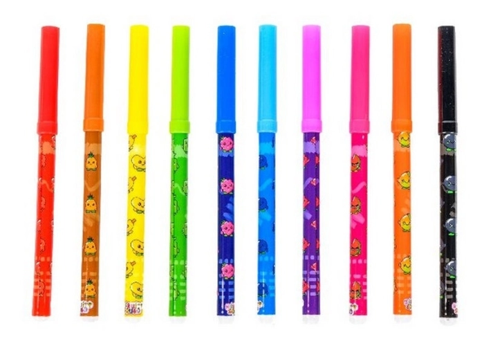 fruity squad - set di 10 pennarelli profumati