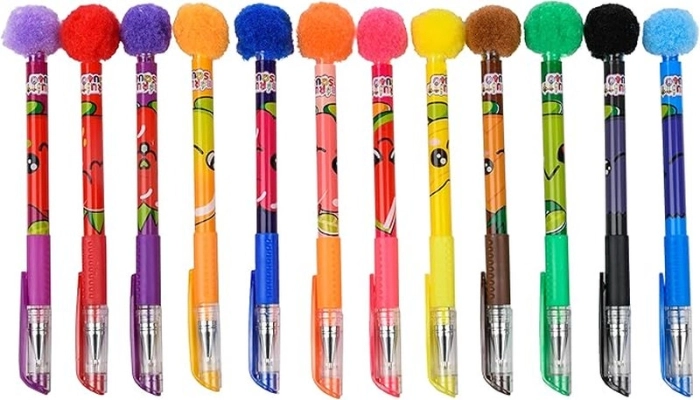 fruity squad - set di 12 penne gel profumate