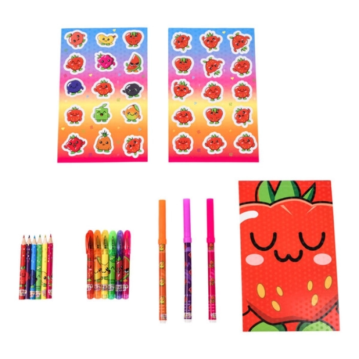 fruity squad - set di cancelleria profumato