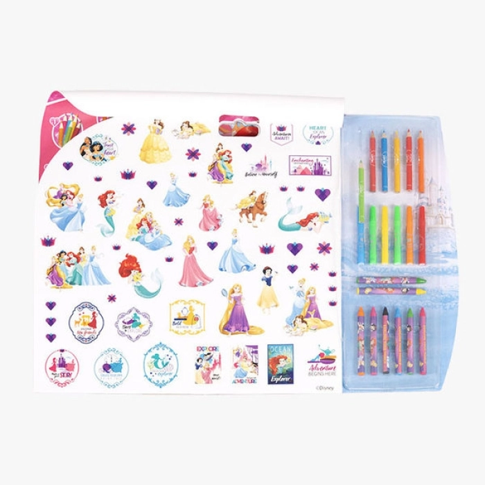 disney princess - 5 in 1 set da colorare