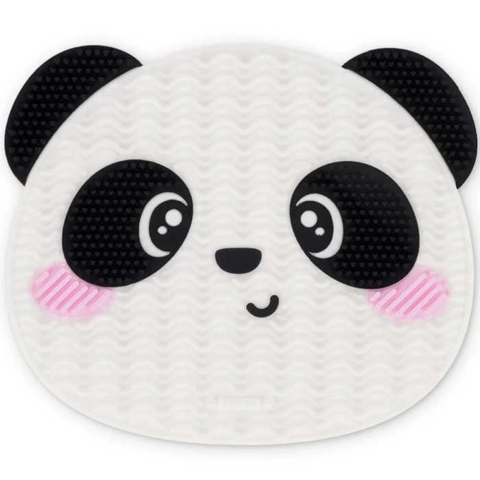 tappetino pulisci pennelli da trucco - brush it off! - panda