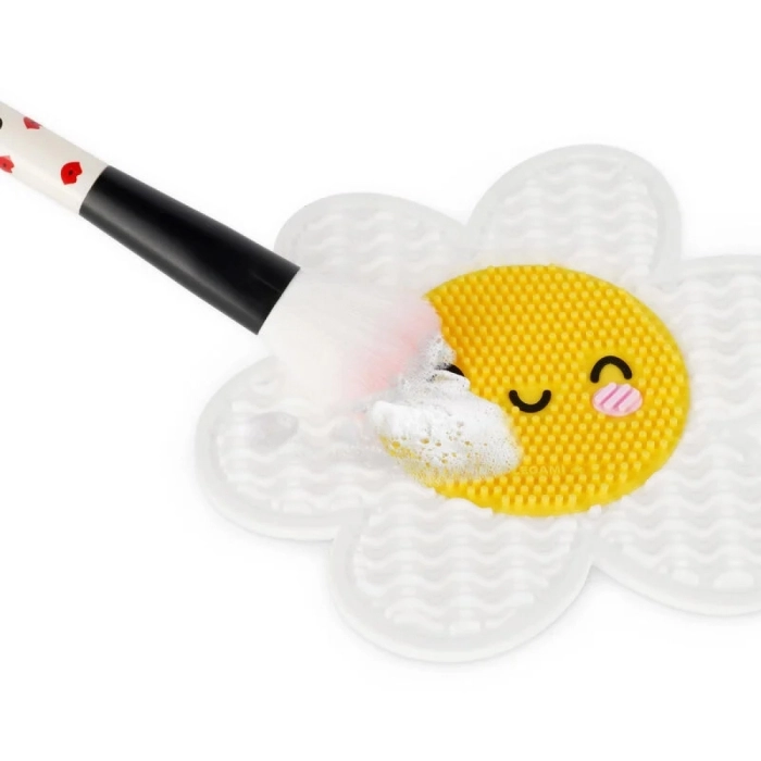 tappetino pulisci pennelli da trucco - brush it off! - daisy