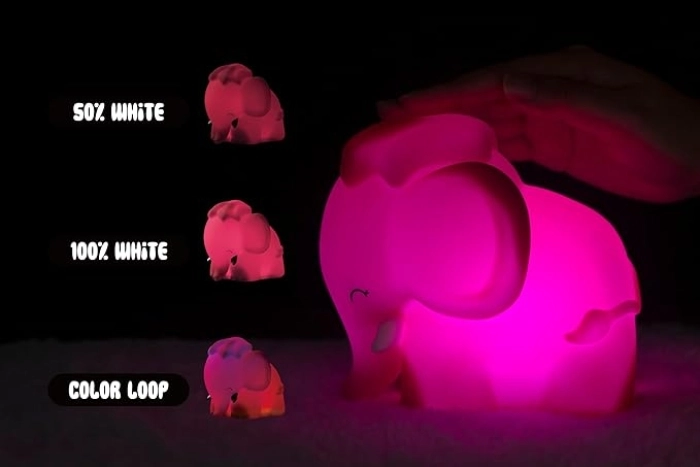 elefante - lampada notturna: 3