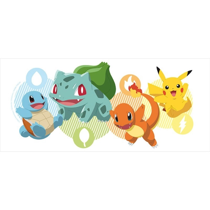 pokemon - tazza 460ml - pikachu & starters: 4