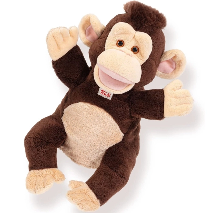 marionetta scimmia - peluche 25cm