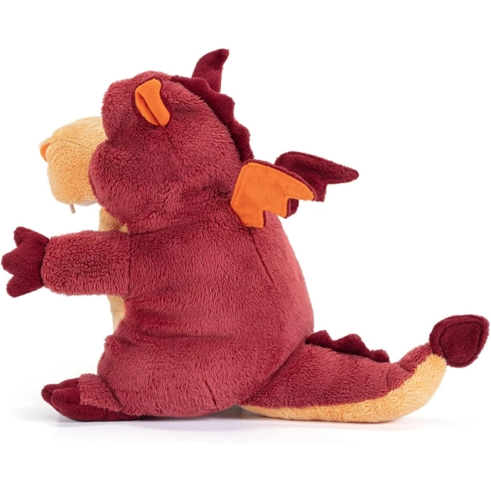 marionetta drago - peluche 25cm