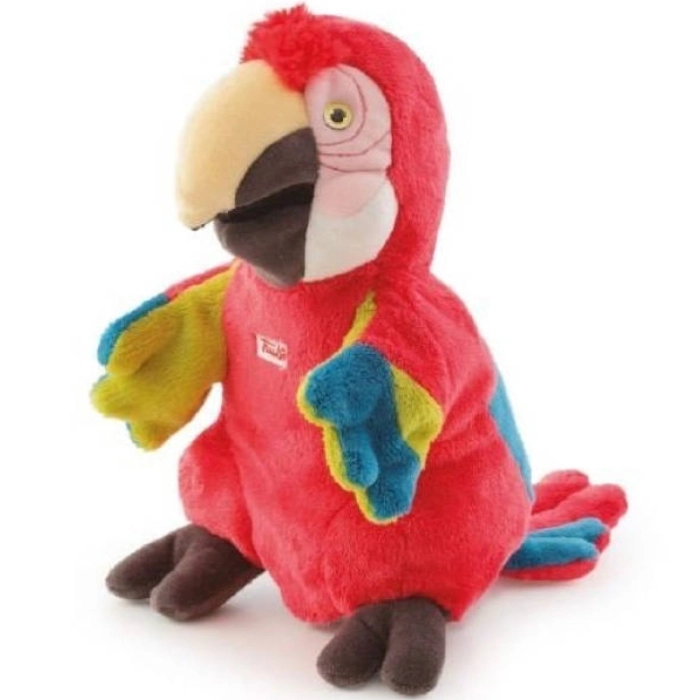 marionetta pappagallo - peluche 25cm