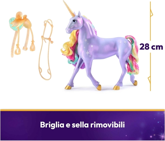 unicorn academy - rainbow light-up wildstar - unicorno 28cm: 4