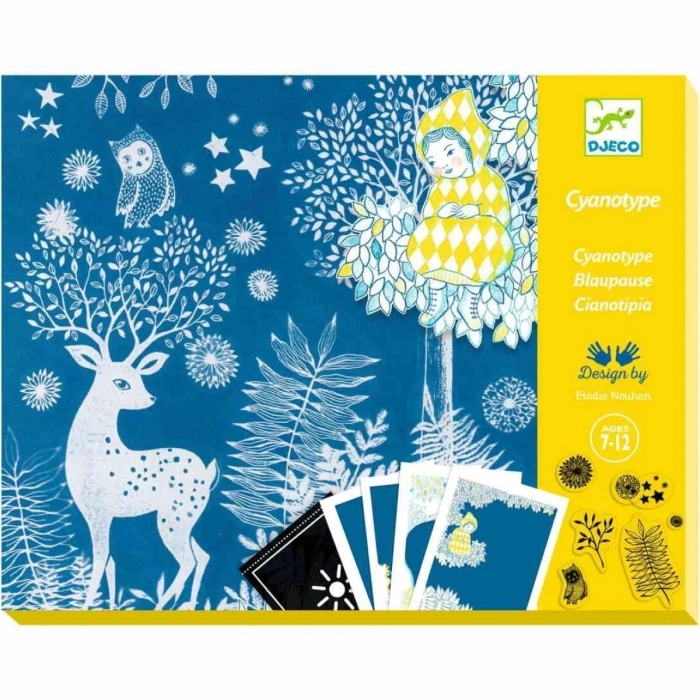 cianotipo al chiaro di luna