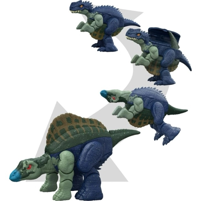 jurassic world - dino trackers wild roar - modello assortito