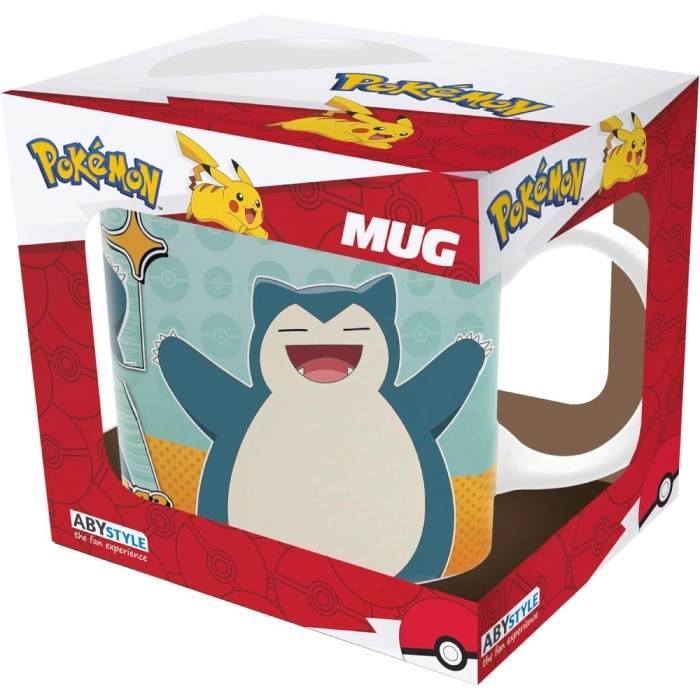 pokemon - tazza 320ml - snorlax comic strip