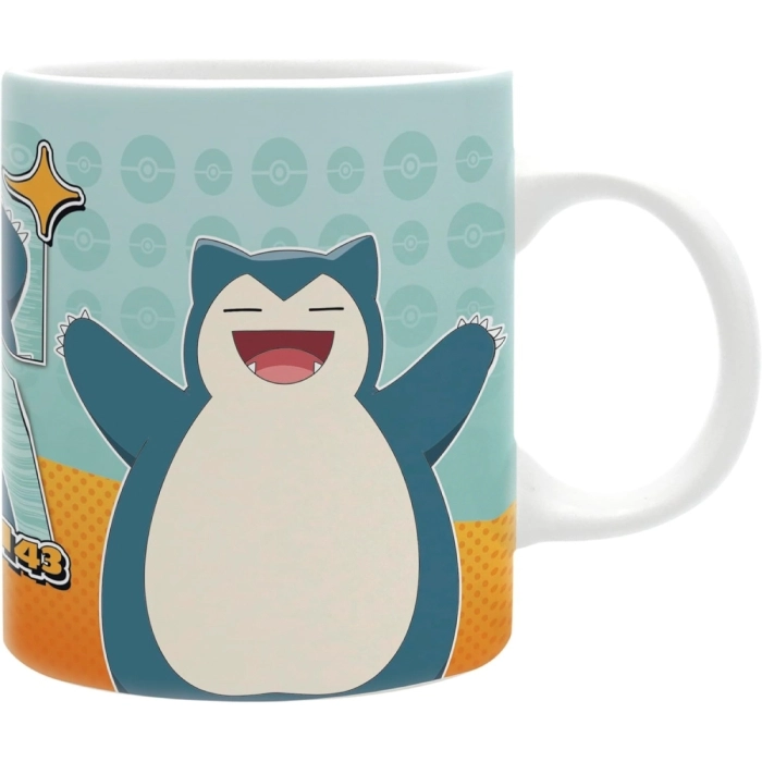 pokemon - tazza 320ml - snorlax comic strip