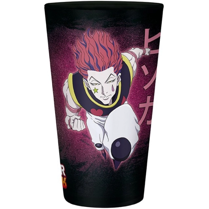 hunter x hunter - large glass - gon vs hisoka: 3