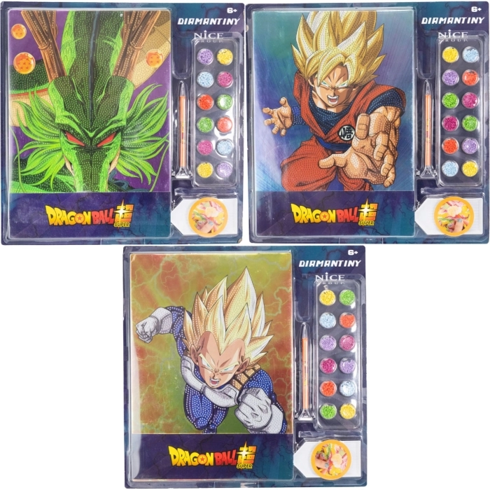 diamantiny dragon ball - battle - modello assortito