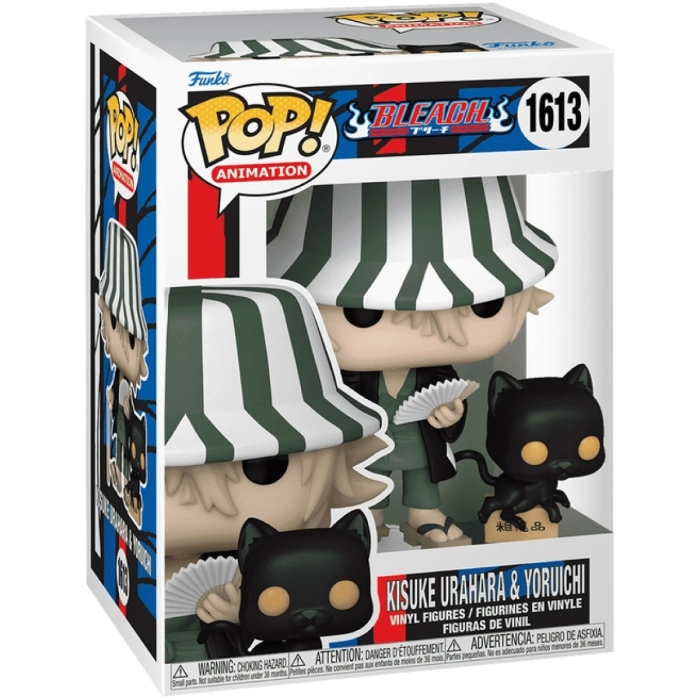 bleach - buddy kisuke urahara & yoruichi 9cm - funko pop 1613: 1