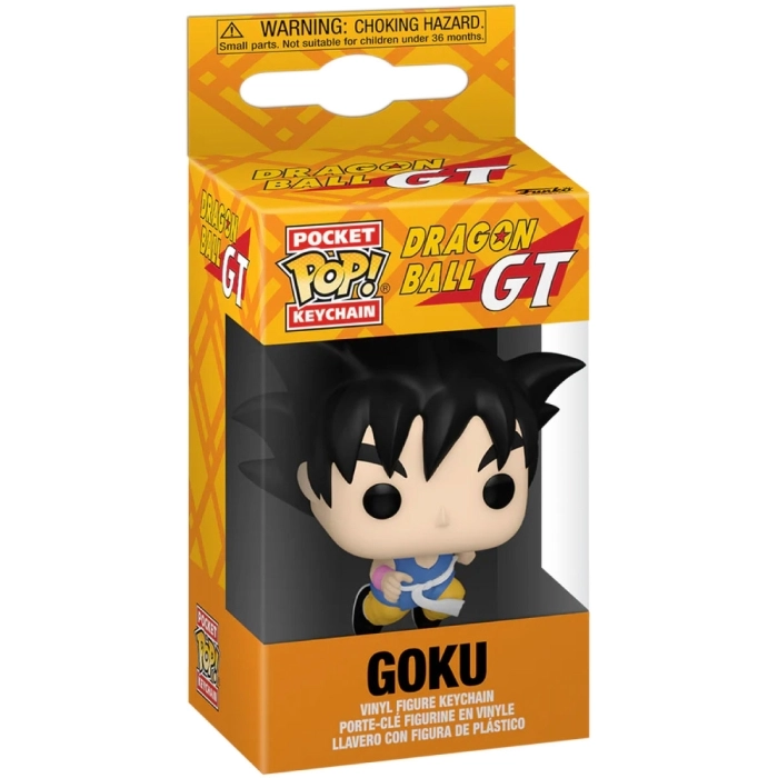 dragon ball gt - goku 4cm - funko pocket pop! portachiavi