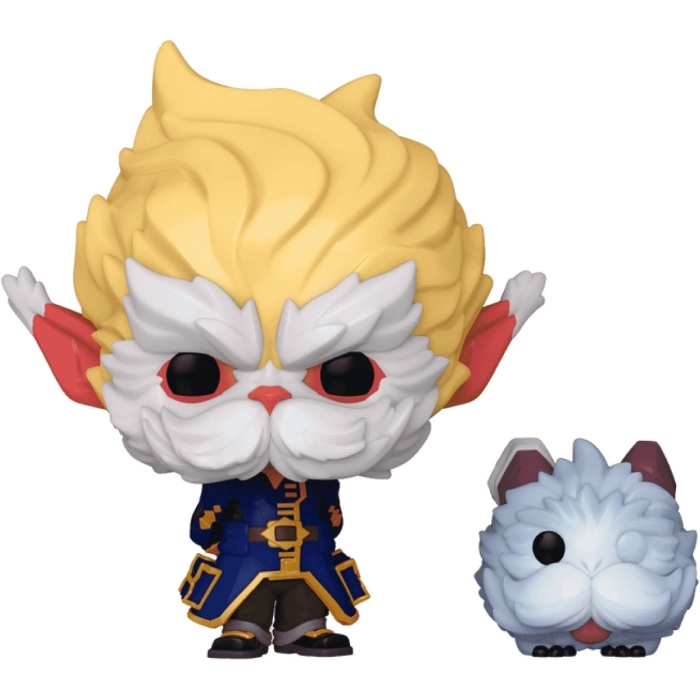 arcane: league of legens - heimerdinger with poro 9cm - funko pop! 1605