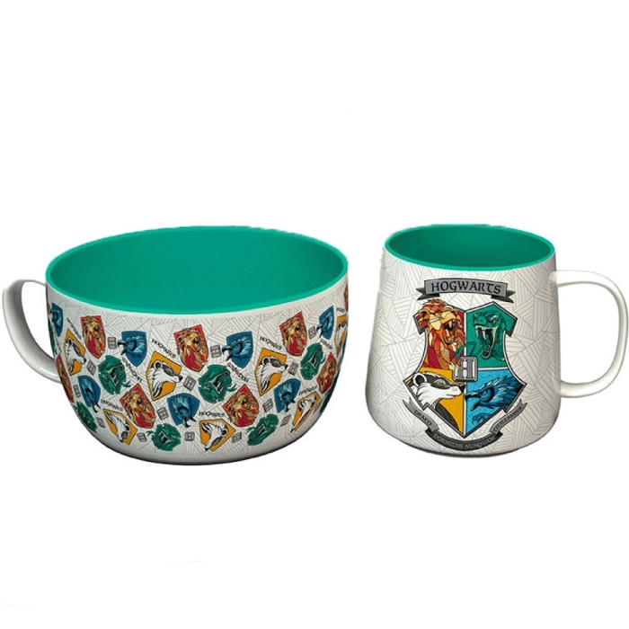 harry potter - set da colazione - tazza + ciotola