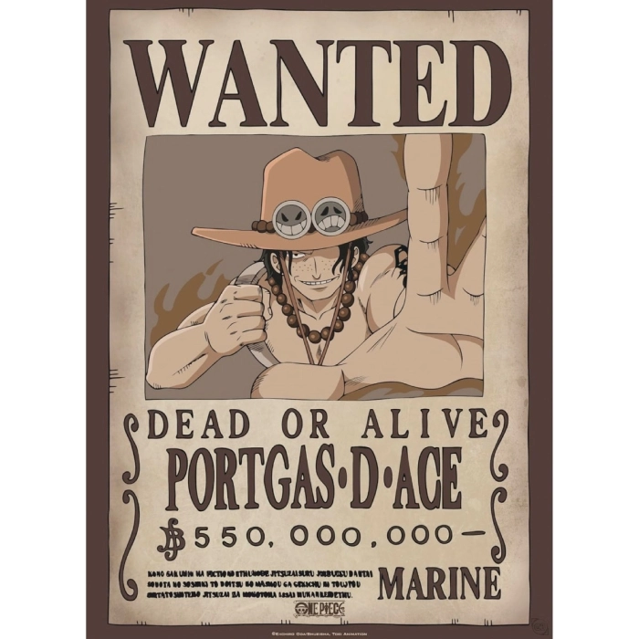 one piece - set 2 chibi posters 52x38cm - wanted sabo & ace