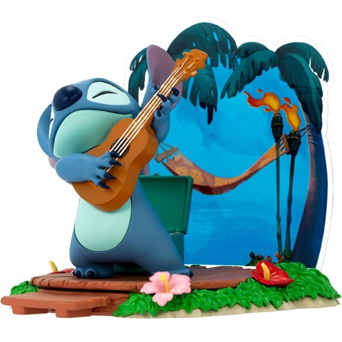 disney: lilo & stitch - stitch with guitar - statua 10cm: 2