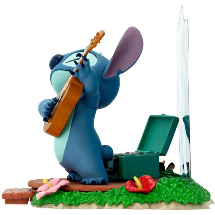 disney: lilo & stitch - stitch with guitar - statua 10cm: 3