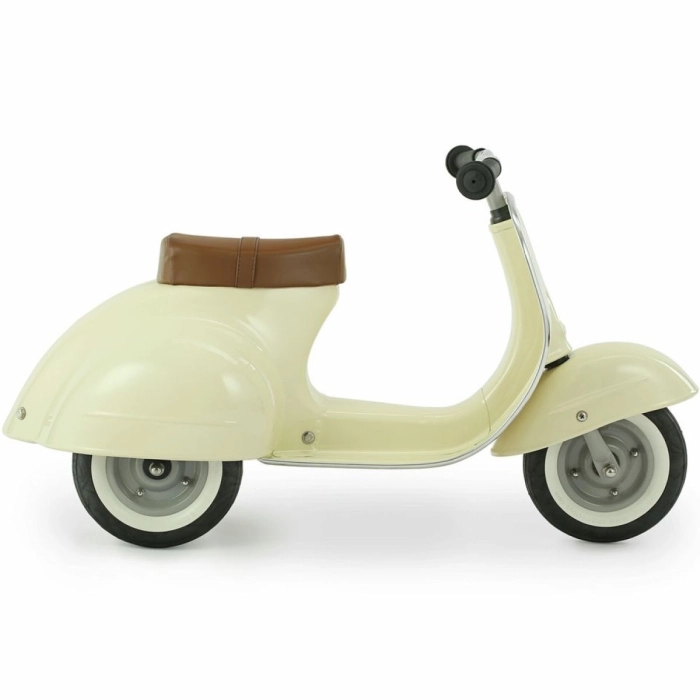 primo classic scooter cavalcabile in metallo - crema: 1