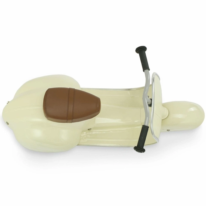 primo classic scooter cavalcabile in metallo - crema: 2
