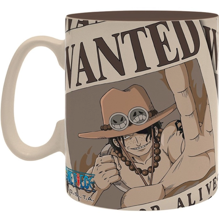 one piece - tazza 460ml - ace wanted: 2