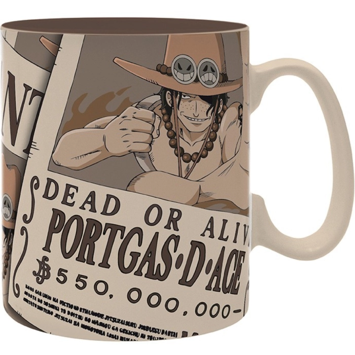 one piece - tazza 460ml - ace wanted: 3