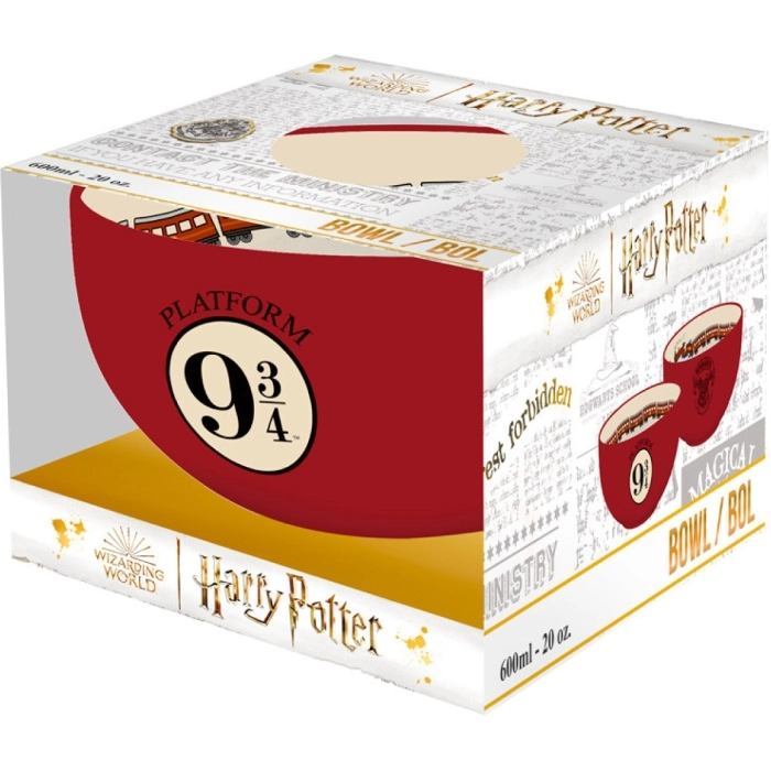 harry potter - ciotola in ceramica - platform 9 3/4: 4