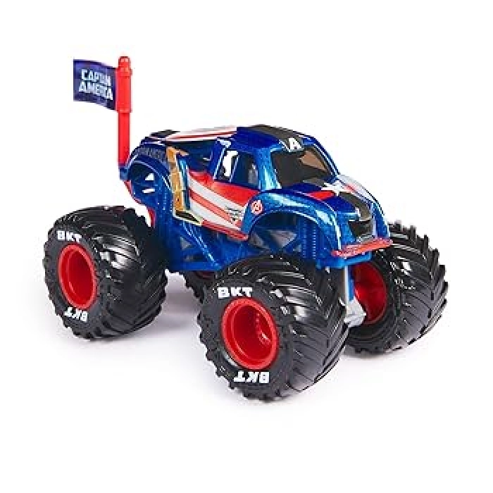monster jam marvel - monster truck in metallo - modello assortito: 2
