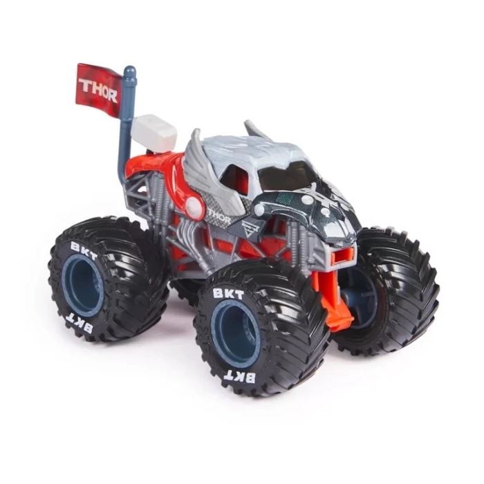 monster jam marvel - monster truck in metallo - modello assortito: 4