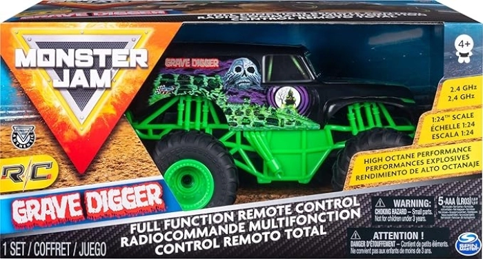 monster jam - monster truck radiocomandato - gravedigger